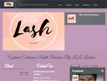 Tablet Screenshot of lalalashbar.com.au